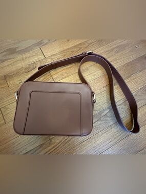 LOFT Camera Style Leather Crossbody Bag